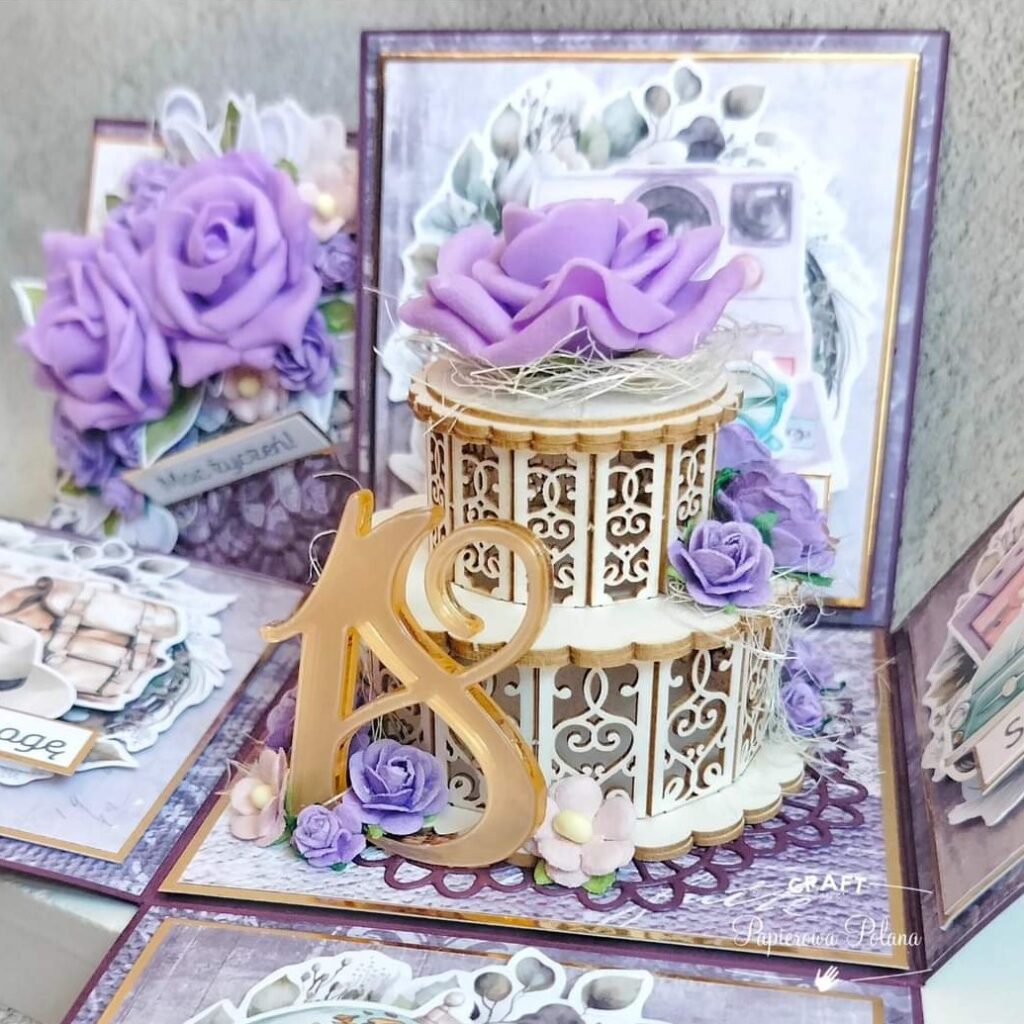 Explodingbox osiemnastka urodziny tort cyfra